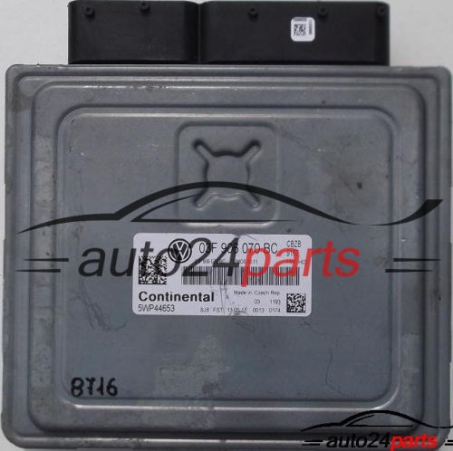 MOTORSTEUERGERÄT ECU STEUERGERAT VW VOLKSWAGEN GOLF VI 1.2, 03F 906 070 BC, 03F906070BC, 5WP44653 