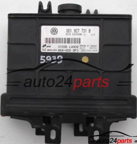 GETRIEBESTEUERGERÄT GETRIBESTEUERUNG VW VOLKSWAGEN POLO 1.4 001 927 731 B, 001927731B 