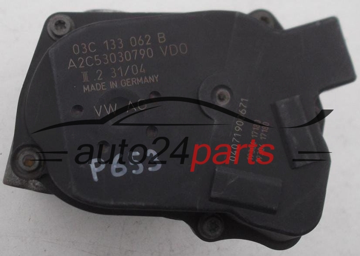DROSSELKLAPPE AUDI VOLKSWAGEN SEAT SIEMENS VDO A2C53030790, 03C 133 062 B, 03C133062B 