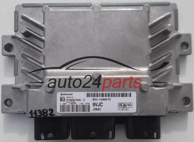 KOMPUTER STEROWNIK SILNIKA FORD EMS2102 S180047035C, S180047035 C, BV2112A650FC, BV21-12A650-FC 9VJC