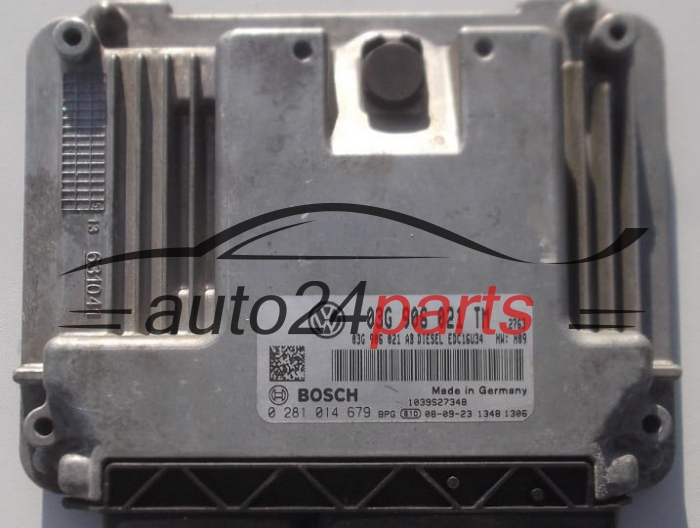 CALCULATEUR MOTEUR VOLKSWAGEN GOLF JETTA 1.9 TDI BOSCH 0 281 014 679,  03G 906 021 TM