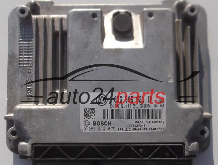 CALCULATEUR MOTEUR VOLKSWAGEN GOLF JETTA 1.9 TDI BOSCH 0 281 014 679,  03G 906 021 TM