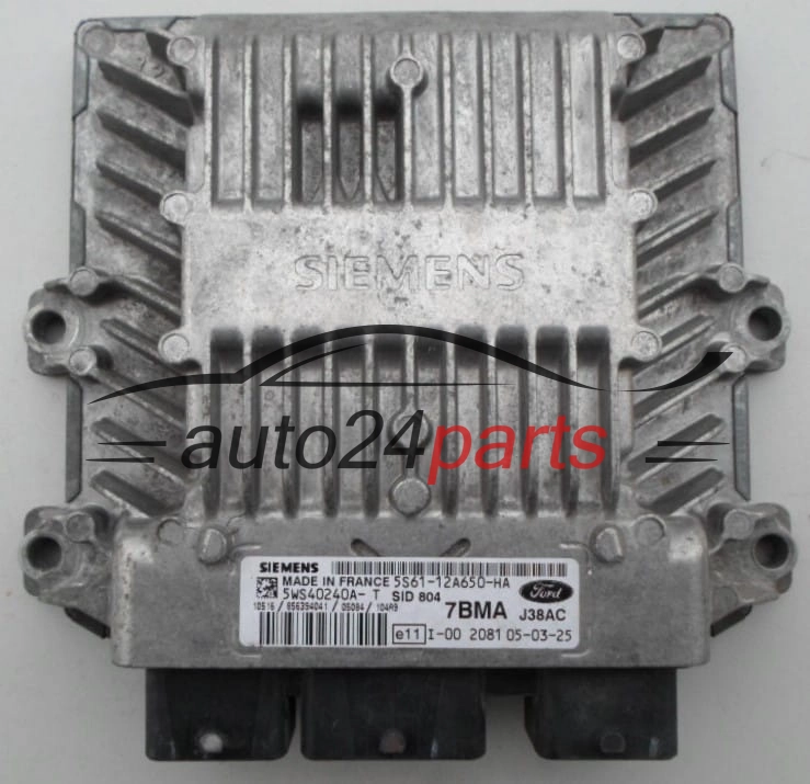 FORD FUSION 1.4 TDCI SIEMENS 5WS40240AT, 5S6112A650HA, 7BMA, SID804