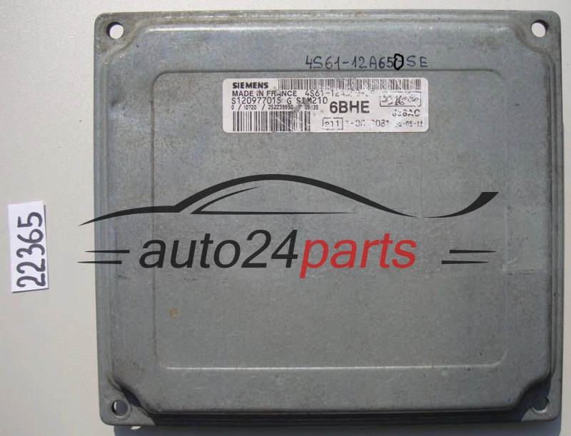 KOMPUTER STEROWNIK SILNIKA FORD FIESTA S120977015 G, S120977015G, 4S61-12A650-SE, 4S6112A650SE, SIM210