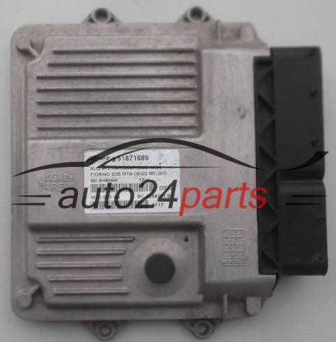 CALCULATEUR MOTEUR FIAT 1.3 MULTIJET MAGNETI MARELLI MJD 6F3.HA,  FPT 51871689, BC.0099353.B