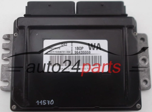 KOMPUTER STEROWNIK SILNIKA CHEVROLET AVEO KALOS 1.2, 5WY1E07E, 96435559 WA, 96435559WA, 1BOP -