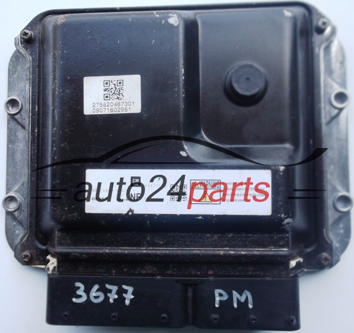 KOMPUTER STEROWNIK SILNIKA OPEL ASTRA ZAFIRA 1.7 CDTI A17DTJ A17DTR Z17DTJ 55571776, 98003171, 6237235, 62 37 235, MB2758009541