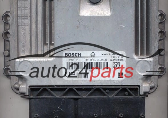 CALCULATEUR MOTEUR OPEL ASTRA 1.9 CDTI BOSCH 0 281 011 912,  GM 55 189 923 UP