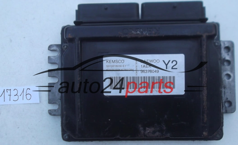 KOMPUTER STEROWNIK SILNIKA DEAWOO TACUMA 1.6 96378049 1AEK Y2 KEMSCO S010016030 E1