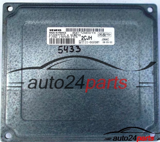 CALCULATEUR MOTEUR FORD FIESTA SIEMENS S120977315 H, S120977315H, FoMoCo 6S61-12A650-FH, 6S6112A650FH, 2CJH