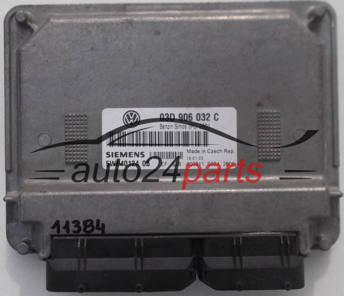 KOMPUTER STEROWNIK SILNIKA VW VOLKSWAGEN POLO 1.2, SIEMENS 5WP40124 03