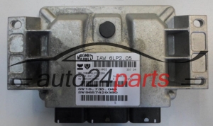 ECU CENTRALITA DE MOTOR CITROEN PEUGEOT Magneti Marelli IAW 6LP2.05, IAW6LP205, HW 16631054, 9653979480, SW 16735044, 9657429380 