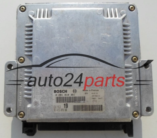 MOTORSTEUERGERÄT ECU STEUERGERÄT  PEUGEOT 406 2.0 HDI BOSCH 0 281 010 361, 96 416 076 80