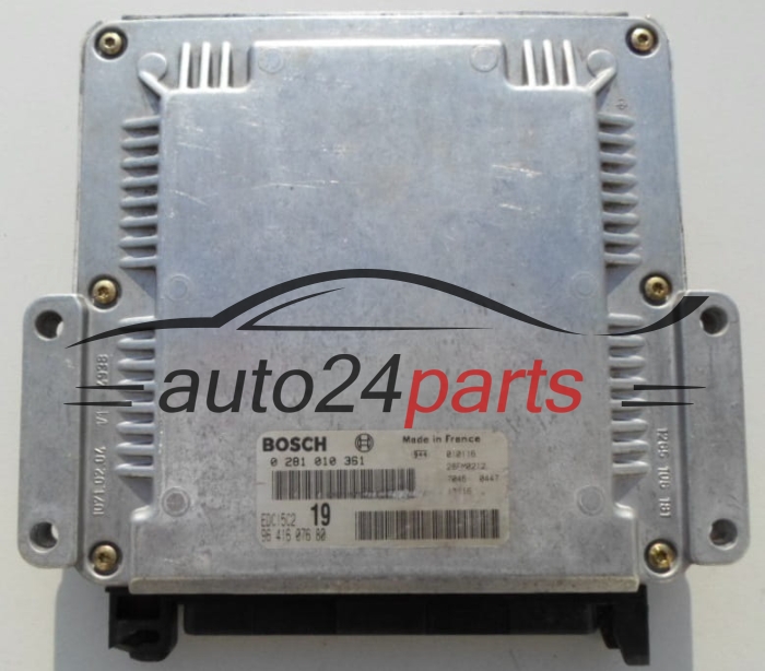 MOTORSTEUERGERÄT ECU STEUERGERÄT  PEUGEOT 406 2.0 HDI BOSCH 0 281 010 361, 96 416 076 80