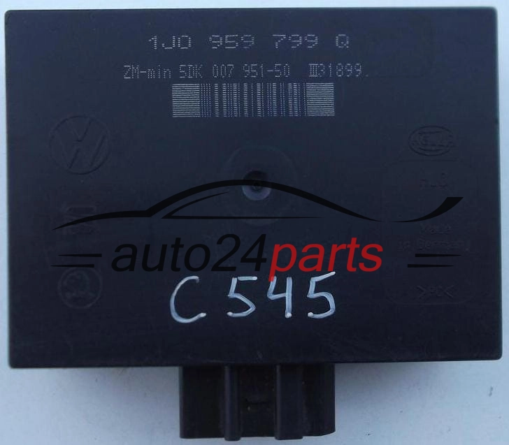 CENTRALKA MODUL STEROWNIK KOMFORTU VW SEAT SKODA HELLA 5DK 007 951-50