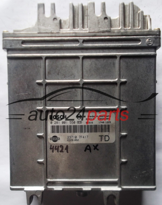KOMPUTER STEROWNIK SILNIKA NISSAN TERRANO 2.7 TDI BOSCH 0 281 001 550, 0281001550, 23710 7F417, 237107F417 TD