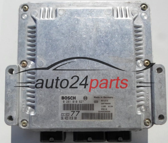 ECU CENTRALITA DE MOTOR  PEUGEOT 406 2.0 HDI BOSCH 0 281 010 627,  96 423 018 80