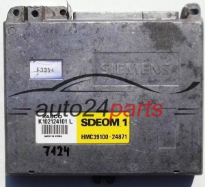 MOTORSTEUERGERÄT ECU STEUERGERAT HYUNDAI KASCO PONY LANTRA 1.5 SIEMENS K102124101 L, HMC39100-24871, HMC3910024871