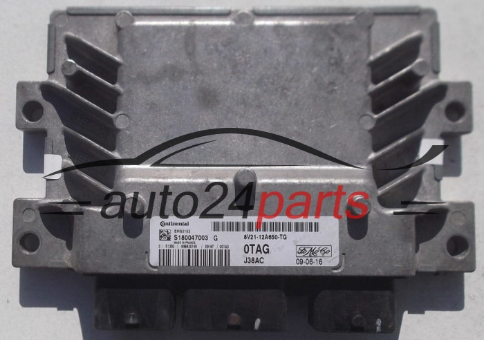 MOTORSTEUERGERÄT ECU STEUERGERÄT  FORD FIESTA 1.4 CONTINENTAL S180047003 G,  FoMoCo 8V21-12A650-TG