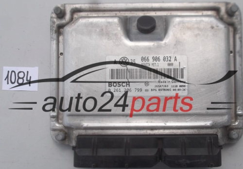 KOMPUTER STEROWNIK SILNIKA VW VOLKSWAGEN GOLF BORA 2.3 V5 AQN 066 906 032 A, 066906032A, BOSCH 0 261 206 799, 0261206799, 26SA7263 