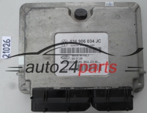 KOMPUTER STEROWNIK SILNIKA VW VOLKSWAGEN POLO 1.4 MAGNETI MARELLI IAW4TV.JC, IAW4TVJC, 036 906 034 JC, 036906034JC, 61601.250.02, 6160125002 -  21026, 21027, 21043