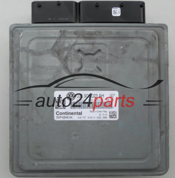 VW VOLKSWAGEN POLO 1.6 TDI 03L906023AH, 03L 906 023 AH, 03L906023D, 03L 906 023 D, DIESEL SIMOS PCR2.1 CAYB 5692, CONTINENTAL 5WP42846 AA 