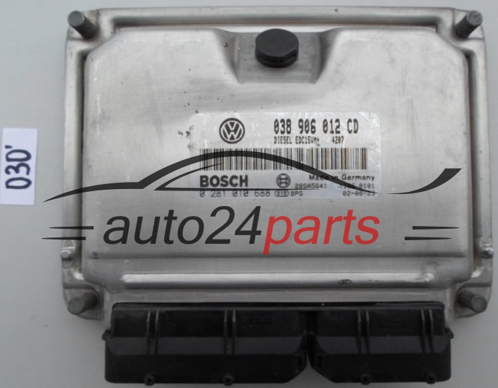 KOMPUTER STEROWNIK SILNIKA VOLKSWAGEN SEAT SKODA 1.9 SDI BOSCH 0 281 010 688,  038 906 012 CD