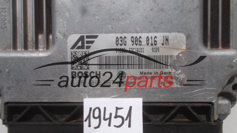 Sterownik silnika SEAT ALHAMBRA 2.0 TDI BOSCH 0281012697 03G906016JN EDC16U31 -