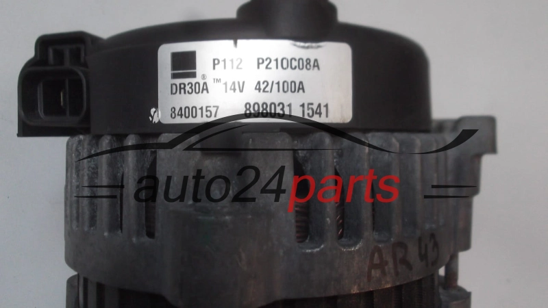 ALTERNATOR Z22YH OPEL ZAFIRA BOSCH 0124425019, 0 124 425 019, P210C08A, 100A