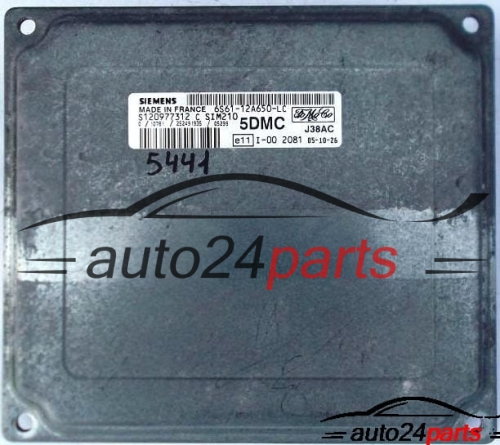 MOTORSTEUERGERÄT ECU STEUERGERAT FORD FIESTA FUSION 1.4 6S6112A650LC SIEMENS SIM210 S120977312C, S120977312 C, 6S61-12A650-LC 5DMC 
