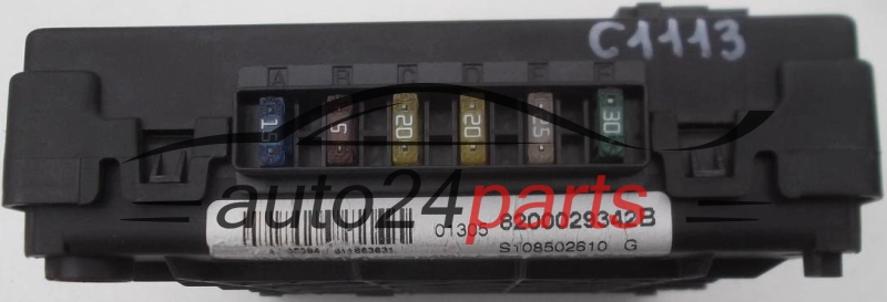 CENTRALKA MODUL SKRZYNKA BEZPIECZNIKOW BSI RENAULT SCENIC SIEMENS S108502610G