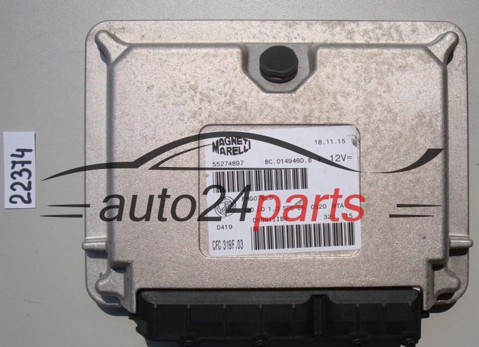 STEROWNIK SKRZYNI AUTOMATYCZNEJ FIAT 500 CFC 319F.03, CFC319F03, 55274897