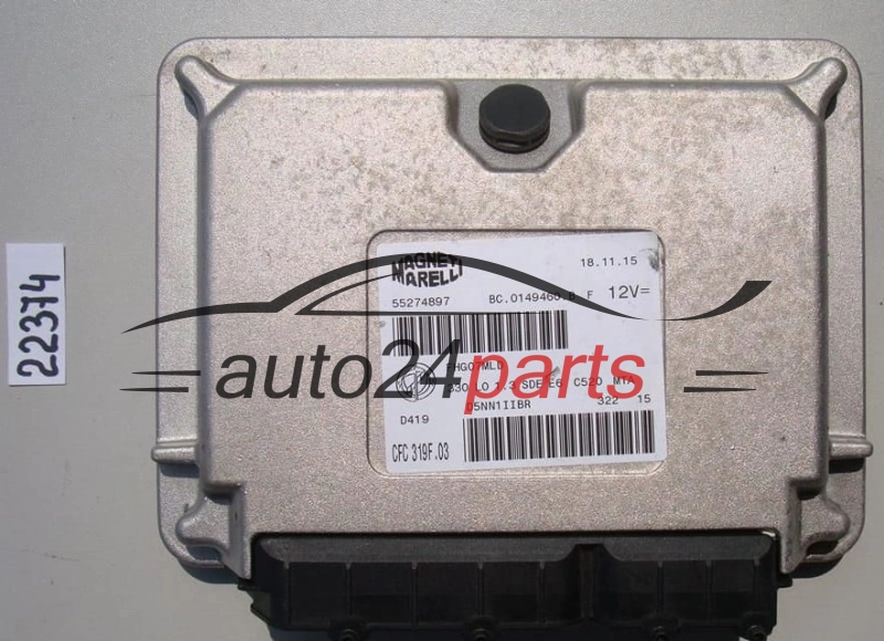STEROWNIK SKRZYNI AUTOMATYCZNEJ FIAT 500 CFC 319F.03, CFC319F03, 55274897