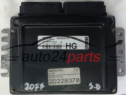 MOTORSTEUERGERÄT ECU STEUERGERÄT ROVER 75 MG ZT 2.5 V6 SIEMENS S108847003A, S10887003 A, NNN000170 A0009 HG