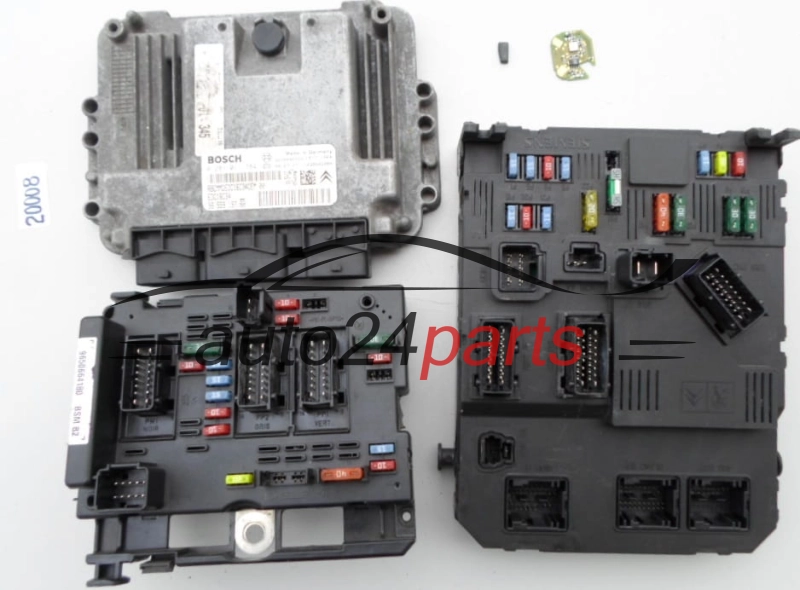 KOMPUTER STEROWNIK SILNIKA PEUGEOT 206 1.4 BOSCH 0 281 011 784, 0281011784, 96 559 197 80, 9655919780, 9654490280, 1039S06089, EDC16C34 