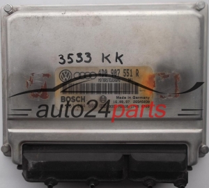 KOMPUTER STEROWNIK SILNIKA AUDI A4 A6 VW VOLKSWAGEN PASSAT 2.8 V6 30V 4D0907551R, 4D0 907 551 R, BOSCH 0261204690, 0 261 204 690, MOTORSTEUERUNG D01 26SA5030 - 3533