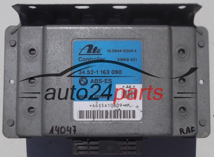 CALCULATEUR ABS BMW E36 ATE 10.0944-0204.4, 10094402044, 5WK8 421, 5WK8421, 34.52-1 163 090, 34521163090