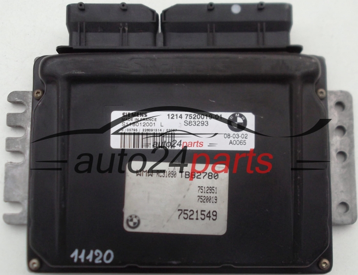 MOTORSTEUERGERÄT ECU STEUERGERÄT MINI ONE COOPER 1.6 SIEMENS S118012001 L, S118012001L, 1214 7520019-01, 1214752001901
