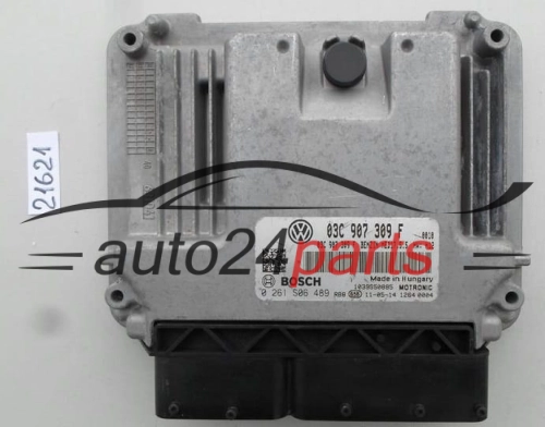  AUDI VW VOLKSWAGEN BOSCH 0 261 S06 489, 0261S06489, 03C 907 309 F, 03C907309F, MED17.5.5