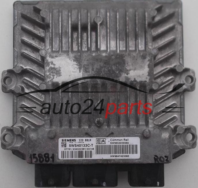 KOMPUTER STEROWNIK SILNIKA PEUGEOT 307 2.0 HDI 5WS40133C-T