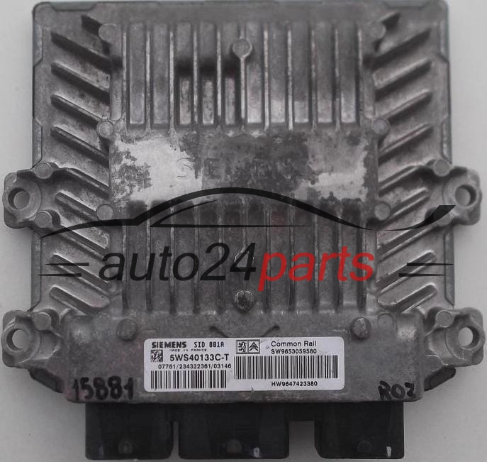 KOMPUTER STEROWNIK SILNIKA PEUGEOT 307 2.0 HDI 5WS40133C-T