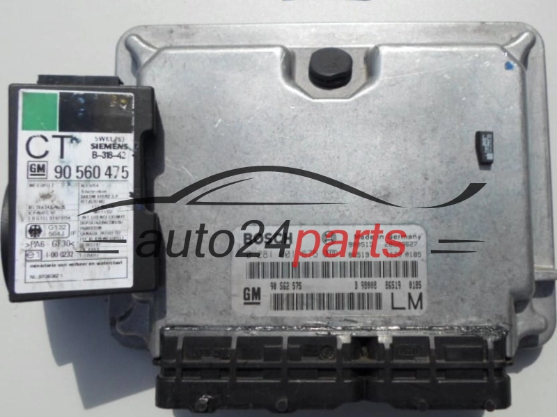 MOTORSTEUERGERÄT ECU STEUERGERÄT OPEL ASTRA VECTRA ZAFIRA 2.0 DTL BOSCH 0281001675, GM  90562575LM