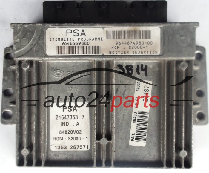 calculateur moteur pour citroen xsara picasso 1.8