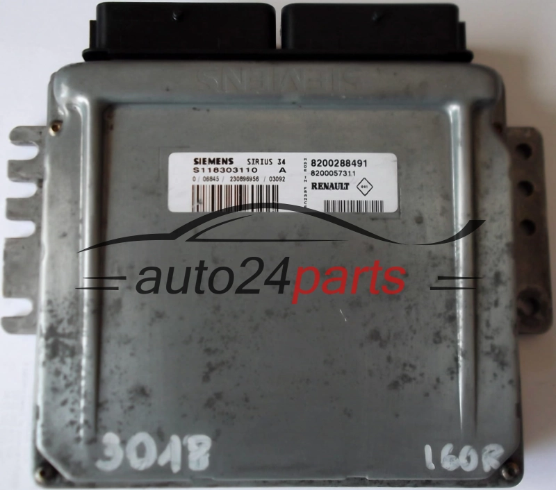 KOMPUTER STEROWNIK SILNIKA RENAULT SIEMENS S118303110 A,  8200288491