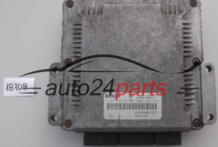KOMPUTER STEROWNIK SILNIKA RENAULT MASTER 2.5 DCI BOSCH 0281010784 HOM8200091432 8200091432 8200132188 28SA5571