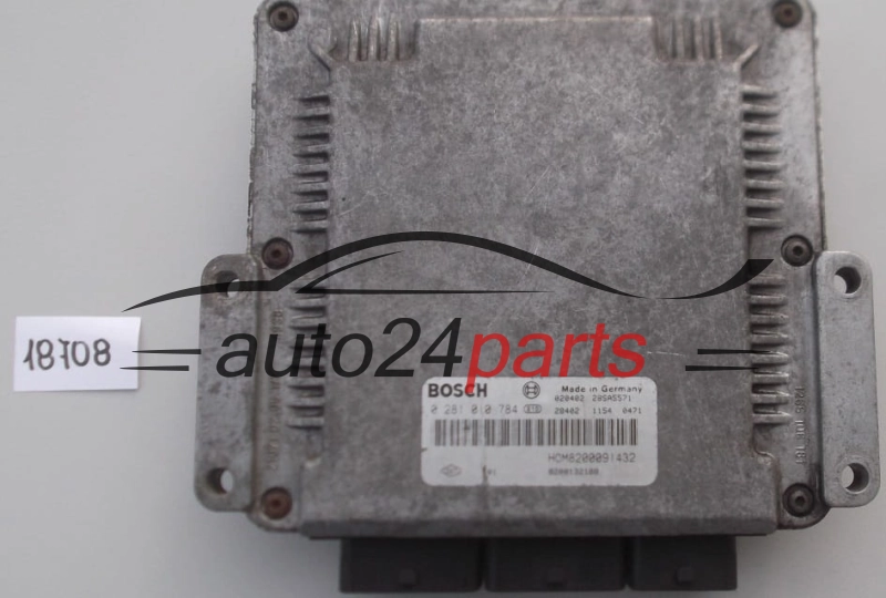 KOMPUTER STEROWNIK SILNIKA RENAULT MASTER 2.5 DCI BOSCH 0281010784 HOM8200091432 8200091432 8200132188 28SA5571