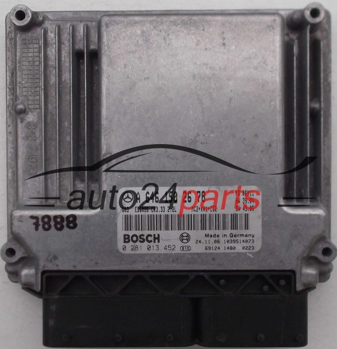 CALCULATEUR MOTEUR MERCEDES VITO VIANO 2.2 CDI BOSCH 0 281 013 452,  A 646 150 26 78