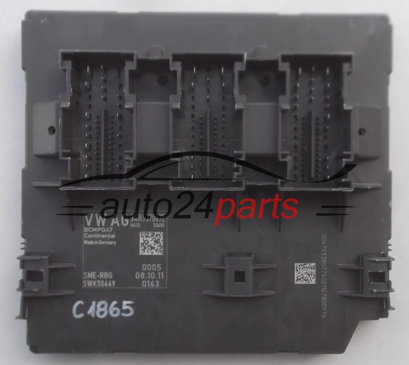 CENTRALKA MODUL STEROWNIK VW VOLKSWAGEN PASSAT 3AA937087E, 5WK 50449, 5WK50449