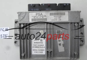 KOMPUTER STEROWNIK SILNIKA CITROEN PEUGEOT 1.4 Sagem 21585213-0 A, 215852130A, PSA 96 570 111 80, 9657011180, 9649433980 -  573