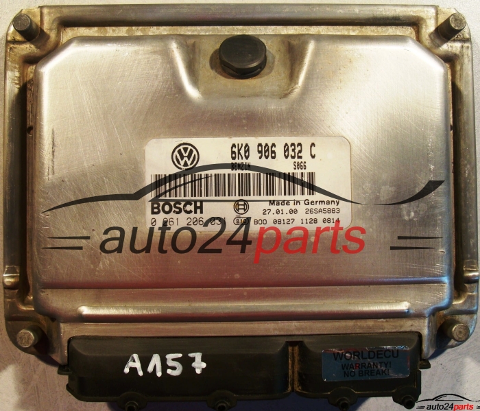ECU CENTRALITA DE MOTOR SEAT LEON 1.6 6K0 906 032 C, 6K0906032C, BOSCH 0 261 206 031, 0261206031, 26SA5883